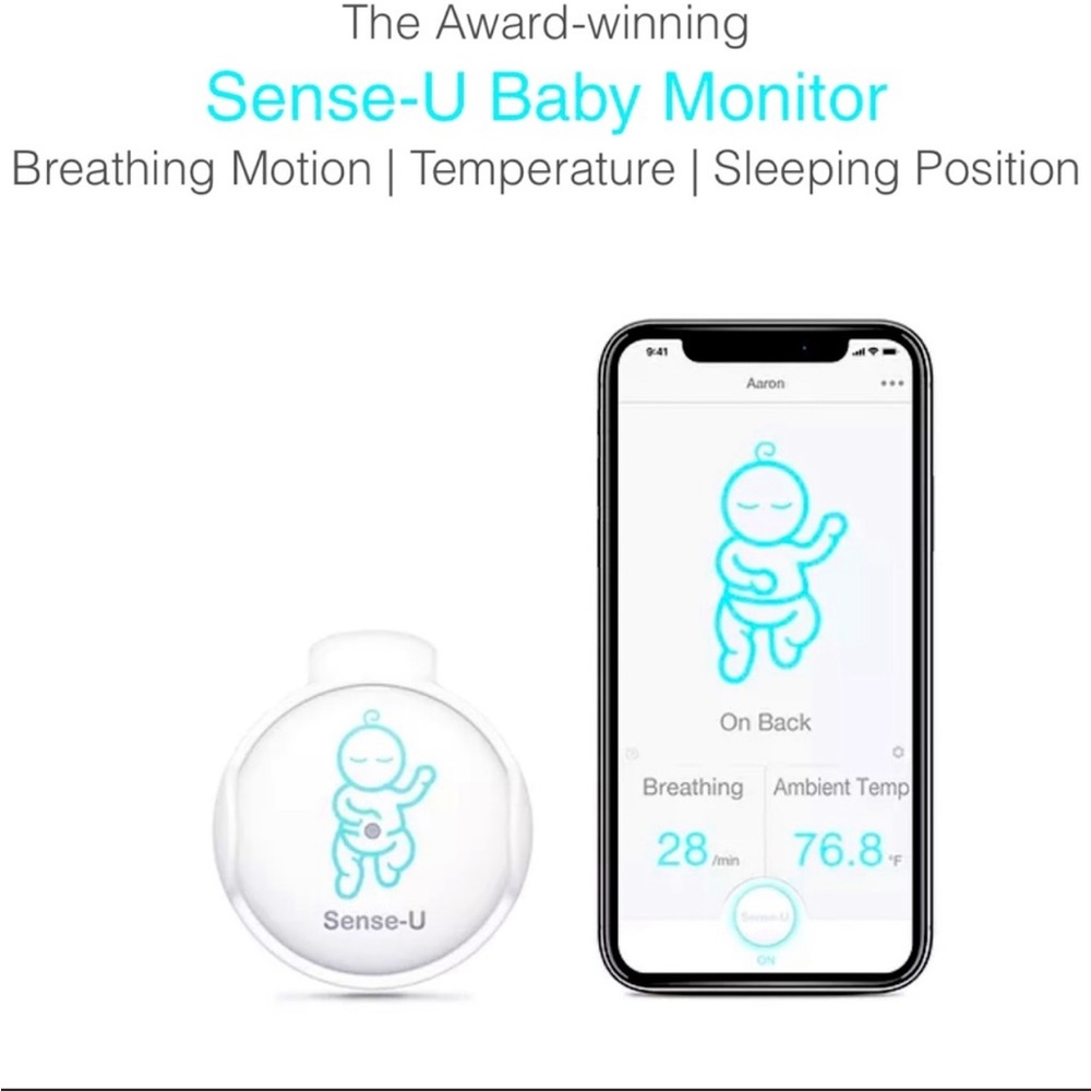 Sense-U Baby monitor keeps parents at ease! Brand new in a box. Fast shipping